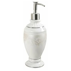 Дозатор для жидкого мыла настольный Wess «Elegance» керамика цвет белый
