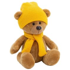 Мягкая игрушка Orange Toys Медведь Топтыжкин коричневый в шапке и шарфе 25 см