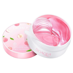 BioAqua Гидрогелевые патчи для кожи вокруг глаз с экстрактом персика Peach Extract Nexapeptide Eye Mask, 60шт