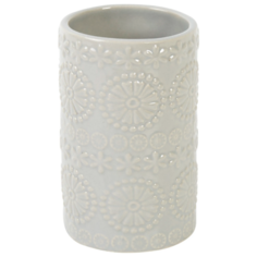 Стакан для зубныx щеток Arta керамика светло-серый Swensa