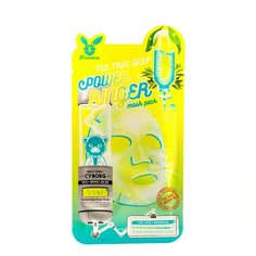 Маска тканевая с чайным деревом Elizavecca Tea Tree Deep Power Ringer Mask