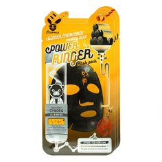 Маска тканевая c углем и медом Elizavecca Black Charcoal Honey Deep Power Ringer Mask Pack