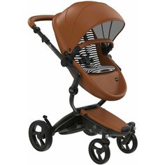 Коляска 2в1 Mima Xari Camel на чёрном шасси с матрасиками Black/White