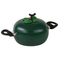 Кастрюля, 18 см, дизайн - перец + крышка (арт. CL1807 Vegetto) Pomi Doro
