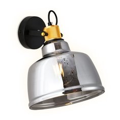 Настенный светильник Ambrella light TR3522 SB/SM, E27, 40 Вт, кол-во ламп: 1 шт., цвет арматуры: черный, цвет плафона: бесцветный