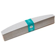 Набор 25шт. сменных нажд. файлов (28*178мм) для полуовальных пилок (маникюр), серый Zinger