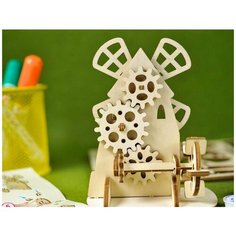 Разукрашка 3D- пазл Ugears Мельница