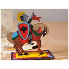 Разукрашка 3D- пазл Ugears Рыцарь
