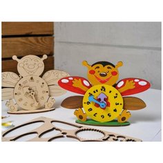 Разукрашка 3D- пазл Ugears Часы