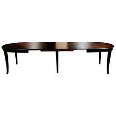 Стол Kenzo MK-1214- TB обеденный раскладной 106х180(330)х75 см Темный орех МиК