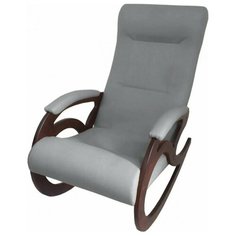 Кресло-качалка Сириус Венера обивка: ткань, цвет: темный орех/серый Sirius