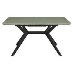 Стол DT2186 MK-7802-GR раскладной 80х140(180)х76 см Серый МиК