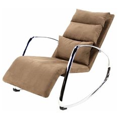 Кресло-качалка Колиос MK-5509-BR 125х62х80 см Коричневый МиК