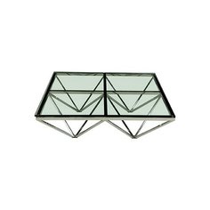 Столик журнальный MC-1305CT MK-7523-GL стеклянный 100х100х40 см Прозрачный МиК