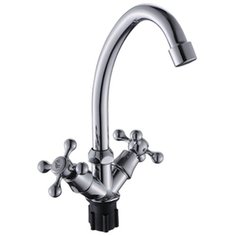 Смеситель для кухни, Эверест, с кран- буксой, хром, B49-340M