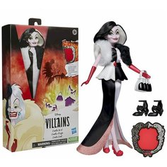 Кукла коллекционная Круэлла Де Виль с аксессуарами Hasbro