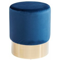 KARE Design Пуф Cherry, коллекция "Вишня" 35*42*35, Сталь, Полиэстер, ДСП, Синий