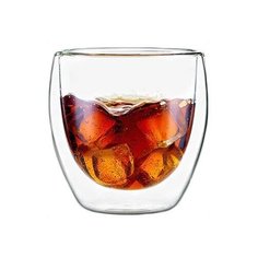 KIMBERLY Термостойкий стеклянный стакан с двойными стенками, 100 мл.