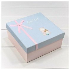 Подарочная коробка 14x14x7 "Good luck" Omg Gift