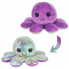 FANCY Игрушка мягкая осьминожка (перевертыш, вывернушка, двухсторонний) 14 см