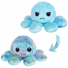 FANCY Игрушка мягкая осьминожка (перевертыш, вывернушка, двухсторонний) 14 см