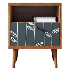 Тумбочка Berber с одним ящиком 18 принт Этажерка