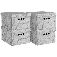 Короб картонный, малый, 25*33*18.5 см, набор 4 шт., EXPEDITION Valiant