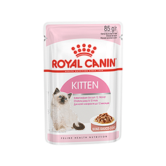 Влажный корм (пауч) для кошек Royal Canin Kitten соус, упаковка 24 шт*85 г