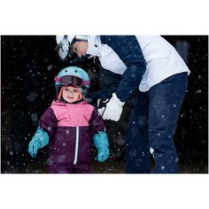 Варежки лыжные для детей фиолетовые WARM LUGIKLIP 24МЕСЯЦЕВ-3ГОДА LUGIK Х Декатлон Decathlon