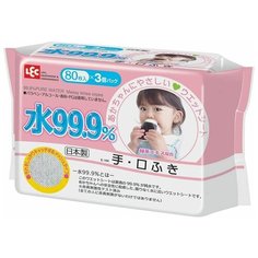 IPLUS Влажные салфетки для детей с зеленым чаем возраст 0+ мягкая упаковка 80 шт*3