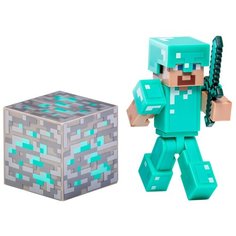 Игровой набор Jazwares Minecraft Стив в алмазной броне 16504