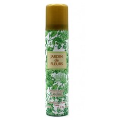 Новая заря Дезодорант парфюмированный для женщин Сад цветов Jardin de Fleurs цветочный, фруктовый, 75 мл