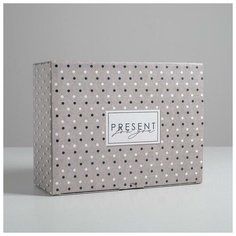 Коробка сборная Present, 30 × 23 × 12 см Дарите счастье