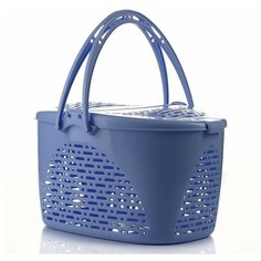 Корзина для пикника, 390*290*230мм (цвет голубой) Alternativa