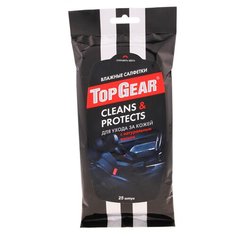 Top Gear Влажные салфетки для ухода за кожей 25 шт.