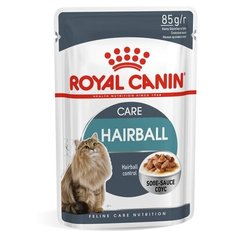Royal Canin (Роял Канин) Hairball Care корм для кошек выведение шерсти из ЖКТ в соусе пауч 85гр