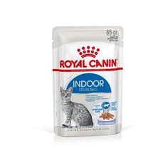 Royal Canin (Роял Канин) Indoor Sterilised корм для кошек постоянно живущих в помещении в желе пауч 85гр