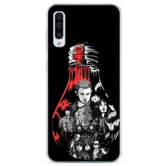 Силиконовый чехол "Черная лампочка" на Samsung Galaxy A30s / Самсунг Гэлакси А30s Case Place