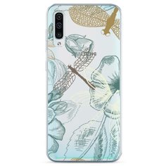 Силиконовый чехол "Тени стрекоз" на Samsung Galaxy A50 / Самсунг Галакси А50 Case Place