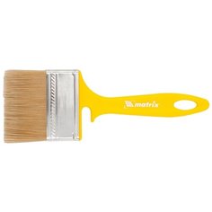 Кисть matrix для лаков Color Line 83365, 70 мм, желтый