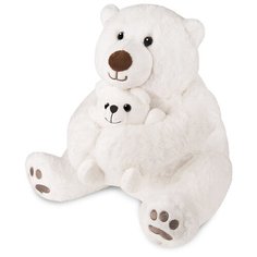 Игрушка мягкая из серии "Maxitoys" "Белый медведь с медвежонком" Макси Тойз MT- SUT072007-30