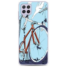 Силиконовый чехол "Хобби велосипед 10" на Samsung Galaxy A22 / Самсунг Галакси A22 Case Place