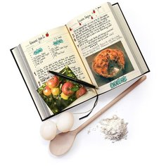 Аксессуары для кухни Suck UK Семейная кулинарная книга My Family чёрная