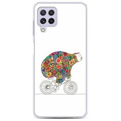 Силиконовый чехол "Хобби велосипед 8" на Samsung Galaxy A22 / Самсунг Галакси A22 Case Place