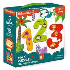 Пазлы Maxi Puzzle Fisher-Price "Мои первые цифры" Vladi Toys