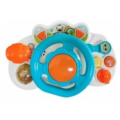 Игрушка э/ф "Руль": свет/мелодии/звуки, эл.пит. АА*2 вх. в компл., оранжевый Жирафики