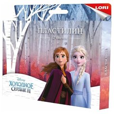 Пластилин Disney Холодное сердце-2 12 цветов по 15 гр. с европодвесом Lori