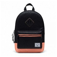 Городской рюкзак Herschel Heritage Kids, Black Sparkle/Neon Peach