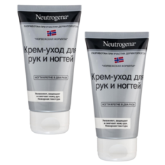 Крем-уход для рук и ногтей Neutrogena "Норвежская формула" (увлажняет и смягчает кожу рук) 75 мл, 2 шт.