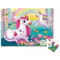 Мягкие пазлы «Единороги» А4 35 элементов Vladi Toys